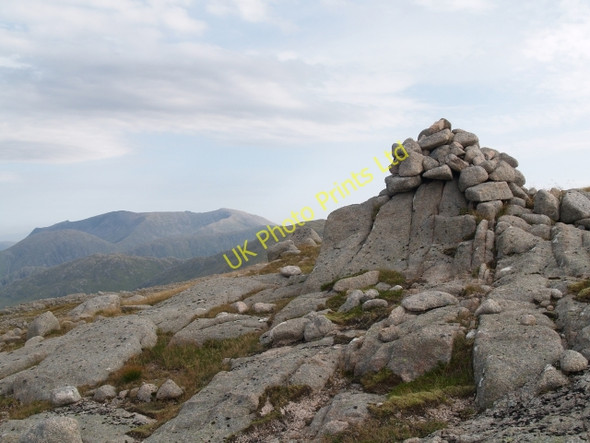Photo 6"x4" Cairn, Beinn Chaorach Beinn Chaorach\/NN1545 c2006