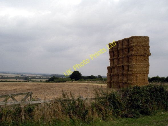Photo 6"x4" Six-storey stack, by the A30 near Chilbolton Chilbolton Down c2006