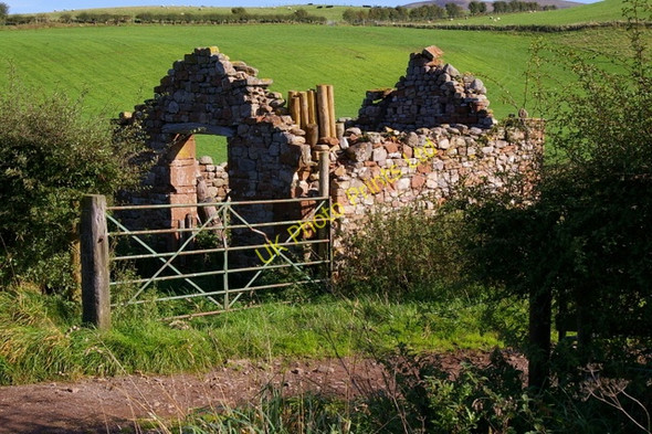 Photo 6"x4" Ruin at Hazelgill Croglin c2006