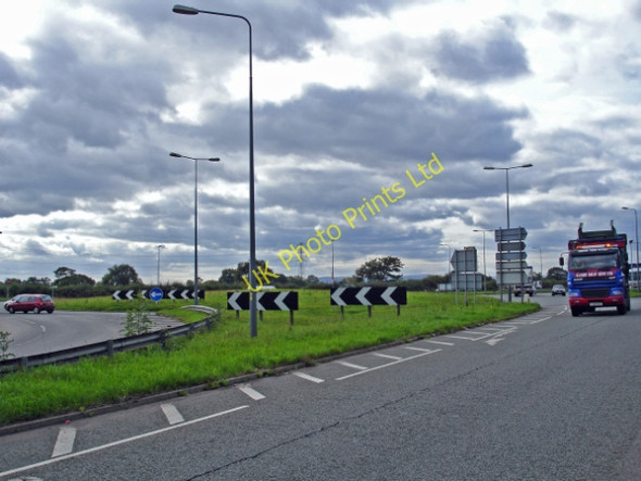 Photo 6"x4" Capenhurst - M56\/A5117 roundabout Dunkirk\/SJ3872 c2006