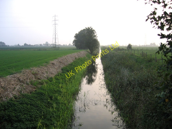 Photo 6"x4" The Hammond Beck from Gauntlet Bridge, Bicker, Lincs Bicker Gauntlet c2006