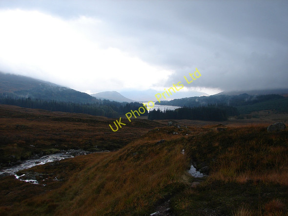 Photo 6"x4" Uisge Labhair and Loch Ossian Creagan an Amair c2006