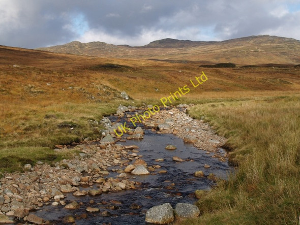 Photo 6"x4" Allt Ghlas and Stob an Aonaich Mhoir Allt a' Choire Ghlais\/NN5265 c2006