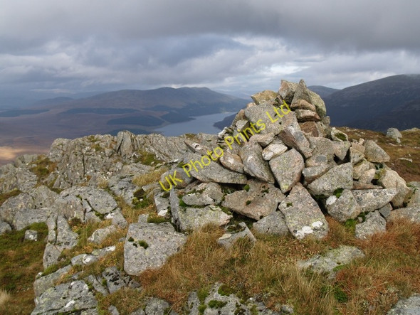 Photo 6"x4" Summit, Stob an Aonaich Mhoir Stob an Aonaich Mh\u00f2ir c2006