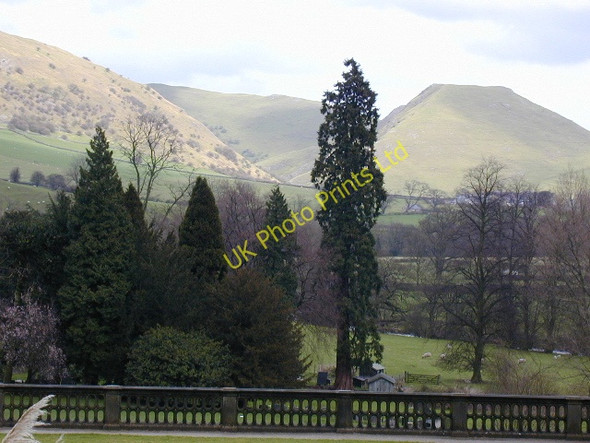 Photo 6"x4" View from the terrace Ilam Hall Ilam c2004