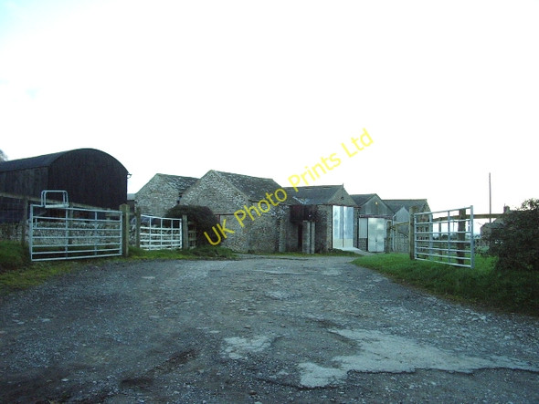 Photo 6"x4" Entrance to farmyard and buildings at Brignall Farm Brignall c2006
