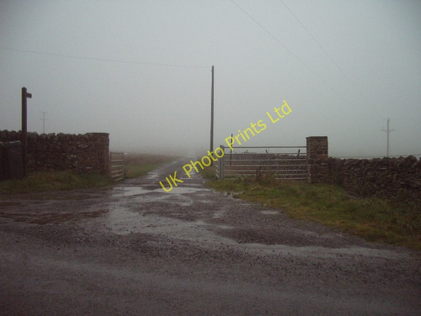 Photo 6"x4" Road to Battle Hill Lartington c2006