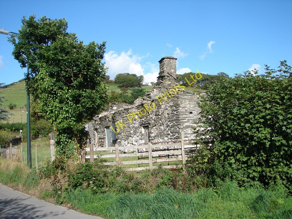 Photo 6"x4" Ruined cottage at Felindre Pennal c2006