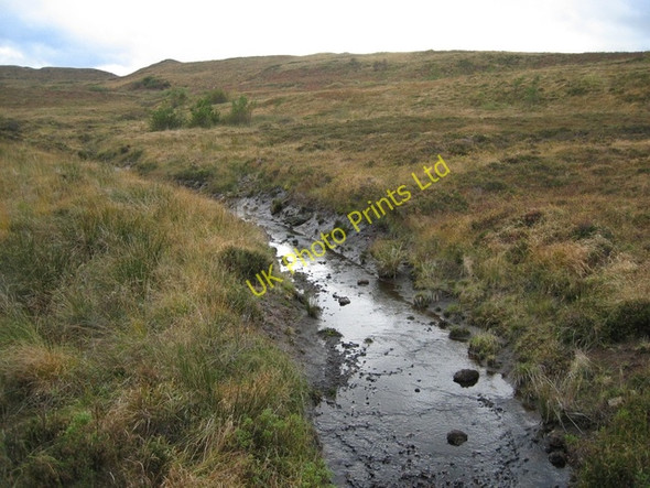 Photo 6"x4" Dredged burn Peinmore\/NG4840 c2006