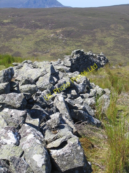 Photo 6"x4" Ruined Wall Frongoch\/SH9039 c2006