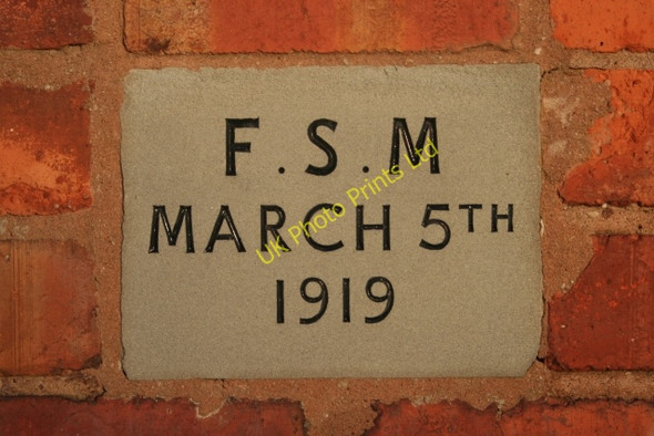 Photo 6"x4" Morgan Factory Foundation Stone Great Malvern c2006