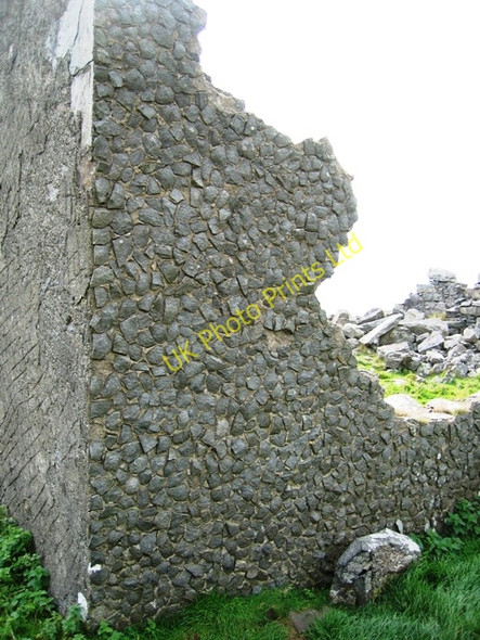 Photo 6"x4" Corner of ruined building Llithfaen c2006