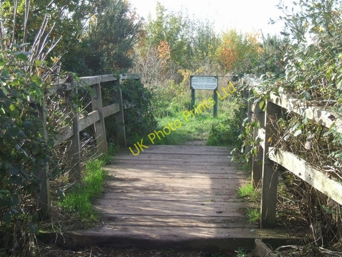 Photo 6"x4" Footbridge over the Wyrley Branch Canal Cheslyn Hay c2006