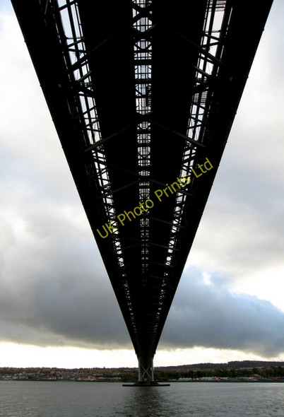 Photo 6"x4" Forth Road bridge from the sea Queensferry\/NT1278 c2006