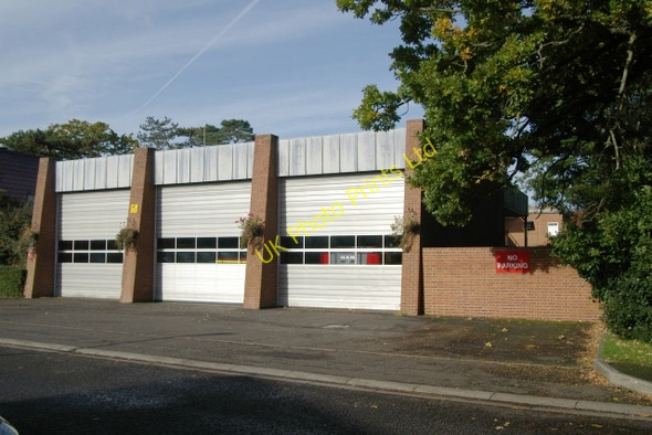 Photo 6"x4" Hardley fire station Hardley c2006