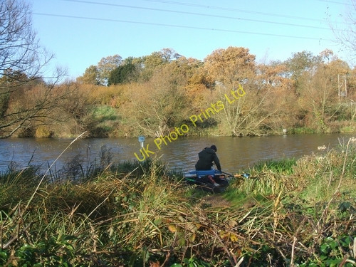 Photo 6"x4" Fishing in Dimmingsdale Reservoir Orton\/SO8695 c2006
