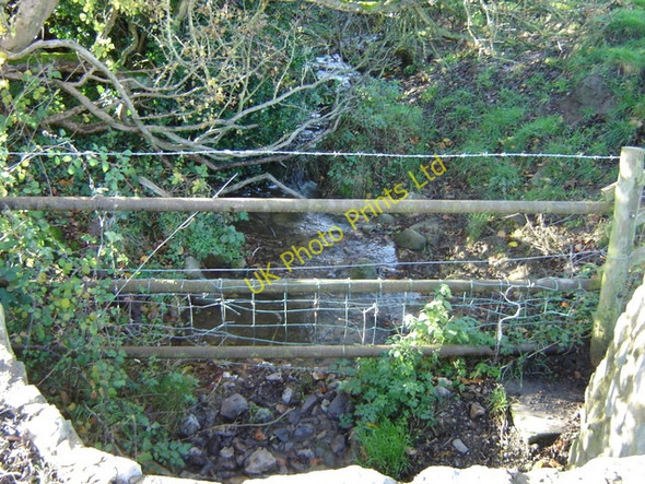 Photo 6"x4" Stream leading to a culvert in Nercwys Nercwys c2006