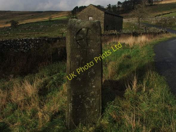 Photo 6"x4" Stone Marking Queen Victorias Golden Jubilee. Oughtershaw c2006