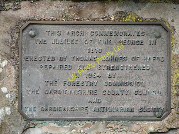 Photo 6"x4" The Arch Cwmystwyth c2006