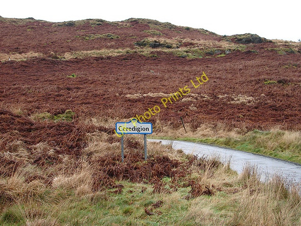 Photo 6"x4" Now entering Ceredigion Nant-ystalwyn c2006