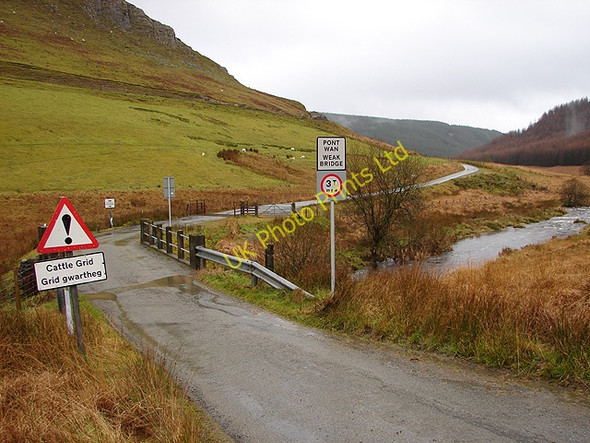 Photo 6"x4" Weak Bridge Nant-ystalwyn c2006