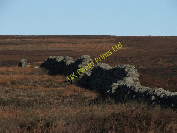 Photo 6"x4" Drystone Wall on Long Ridge Crags. Gate Up Gill c2006