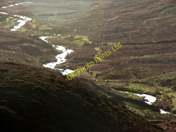 Photo 6"x4" Grouse Beaters making their way up Gate Up Gill. Gate Up Gill c2006