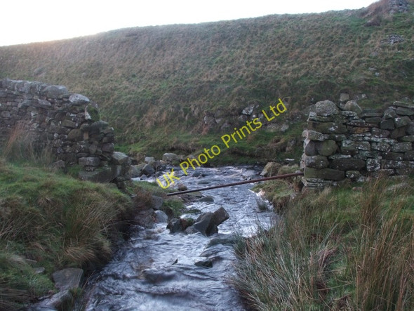 Photo 6"x4" Hazel Gill Meets Grimwith Beck. Keld Houses c2006