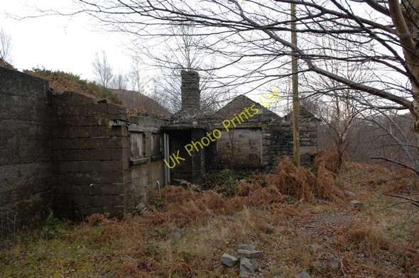 Photo 6"x4" Old abandoned mine Llansantffraed-Cwmdeuddwr c2006