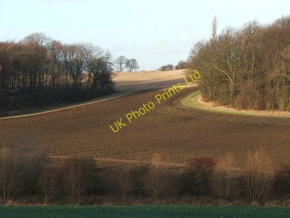 Photo 6"x4" Farmland between the Garden Plantation and Millcliff Wood - December 2006 Notton\/SE3413 c2006