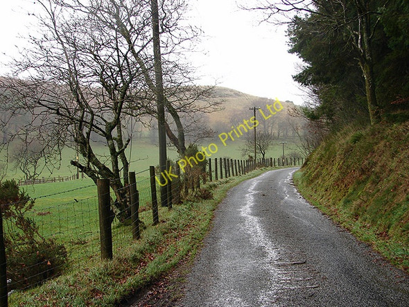 Photo 6"x4" Lane at Blaen y Waun Llanafan c2006