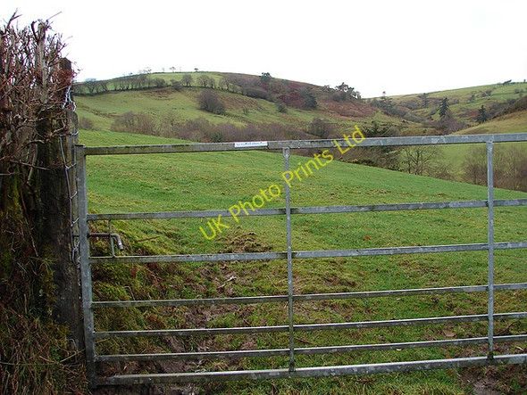 Photo 6"x4" Farmland near Rhyd-yr-onen Glynbrochan c2006