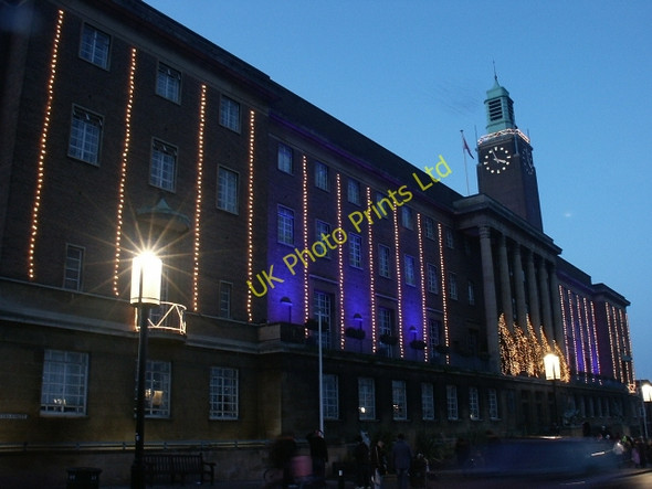 Photo 6"x4" City Hall, Norwich Norwich c2006