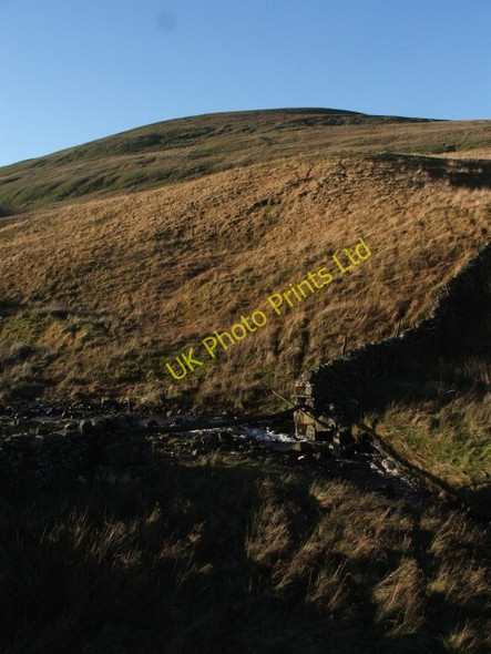 Photo 6"x4" Wall meets River in Cragdale. Stalling Busk c2006