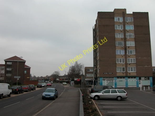 Photo 6"x4" Flats on Bishopsfield Road, Fareham Fareham c2006