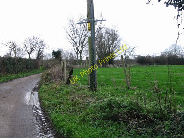 Photo 6"x4" Lane just past the butchers shop, Lower Goldstone. Lower Goldstone c2007