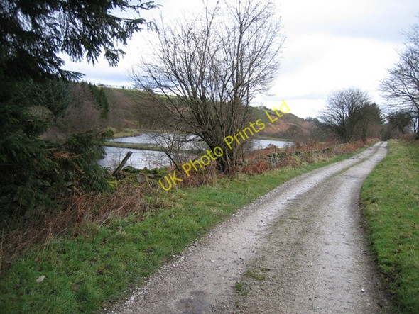 Photo 6"x4" Double Reservoir above Cilcain Pentre\/SJ1764 c2007
