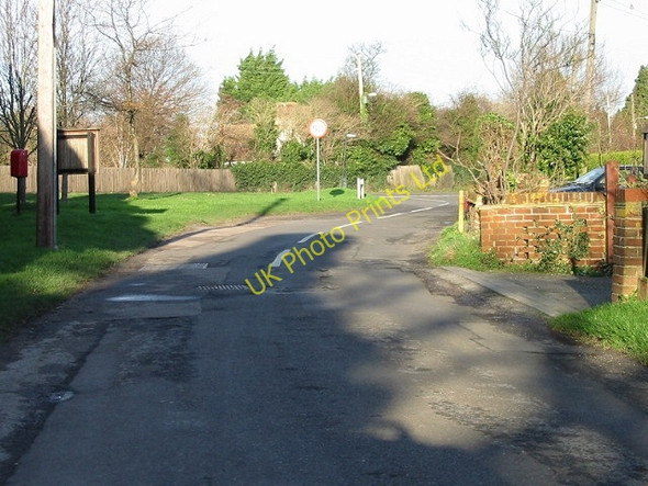 Photo 6"x4" Junction of Mill Lane with A257 Wingham Green c2007