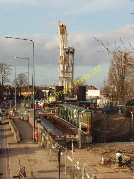 Photo 6"x4" Replacing A40 railway bridge (Perryn Road Bridge) Acton\/TQ2080 c2007