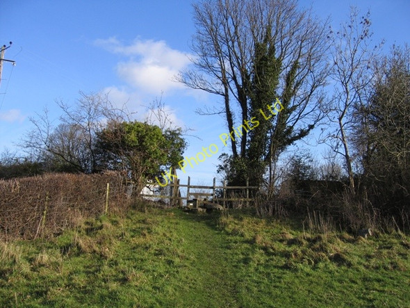 Photo 6"x4" Footpath and Stile at Pantymwyn Nant Alyn c2007