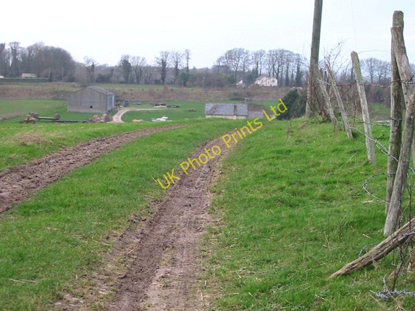 Photo 6"x4" View of dirt track to Minacre Farm Ashley\/TR3048 c2007