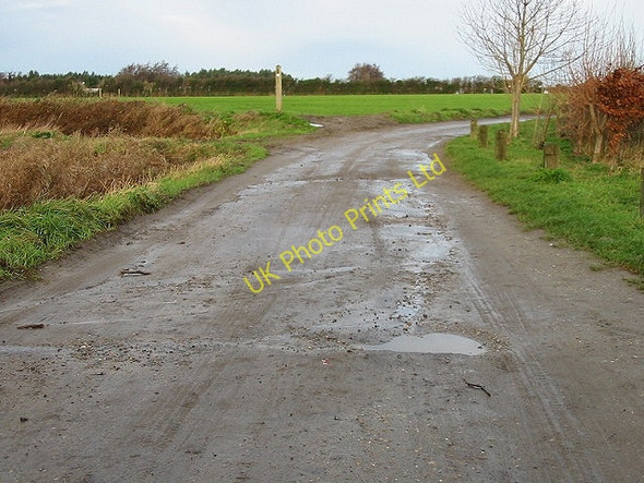 Photo 6"x4" View along Poulton Lane. Coombe\/TR2957 c2007