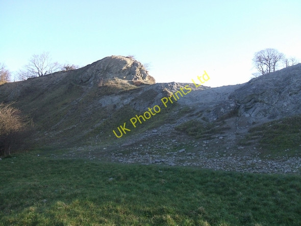 Photo 6"x4" Limestone outcrop at Wren's Nest Dudley\/SO9390 c2007