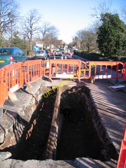 Photo 6"x4" Tramline on Grosvenor Bridge Chester c2007