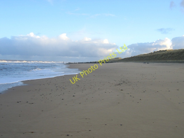 Photo 6"x4" Empty beach at Waxham, Norfolk Waxham c2007