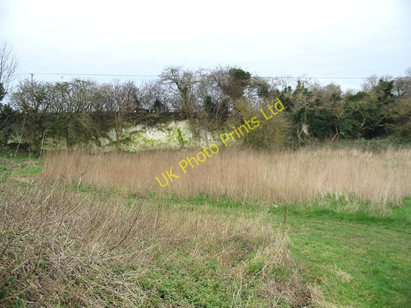 Photo 6"x4" Disused chalk pit, Woodlands Road, Adisham. Adisham c2007