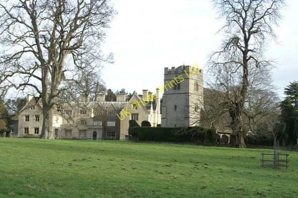 Photo 6"x4" Oakley Hall and St Michael's Church Great Oakley\/SP8785 c2007