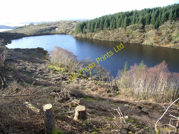 Photo 6"x4" Lochan Druim an Rathaid Ardfern c2007