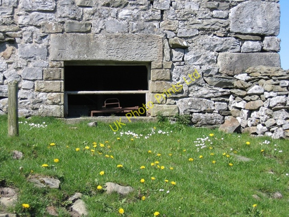 Photo 6"x4" Bench Mark on Old Barn Little Stainforth c2007