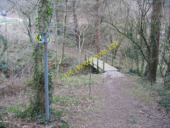 Photo 6"x4" Footbridge over Nant-y-Fflint Flint\/Y Fflint c2007